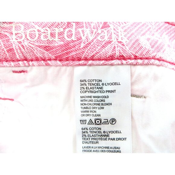 NEW! Tommy Bahama Boardwalk Bermuda Denim Shorts Soft Flamingo Pink SZ 36 - Picture 8 of 8